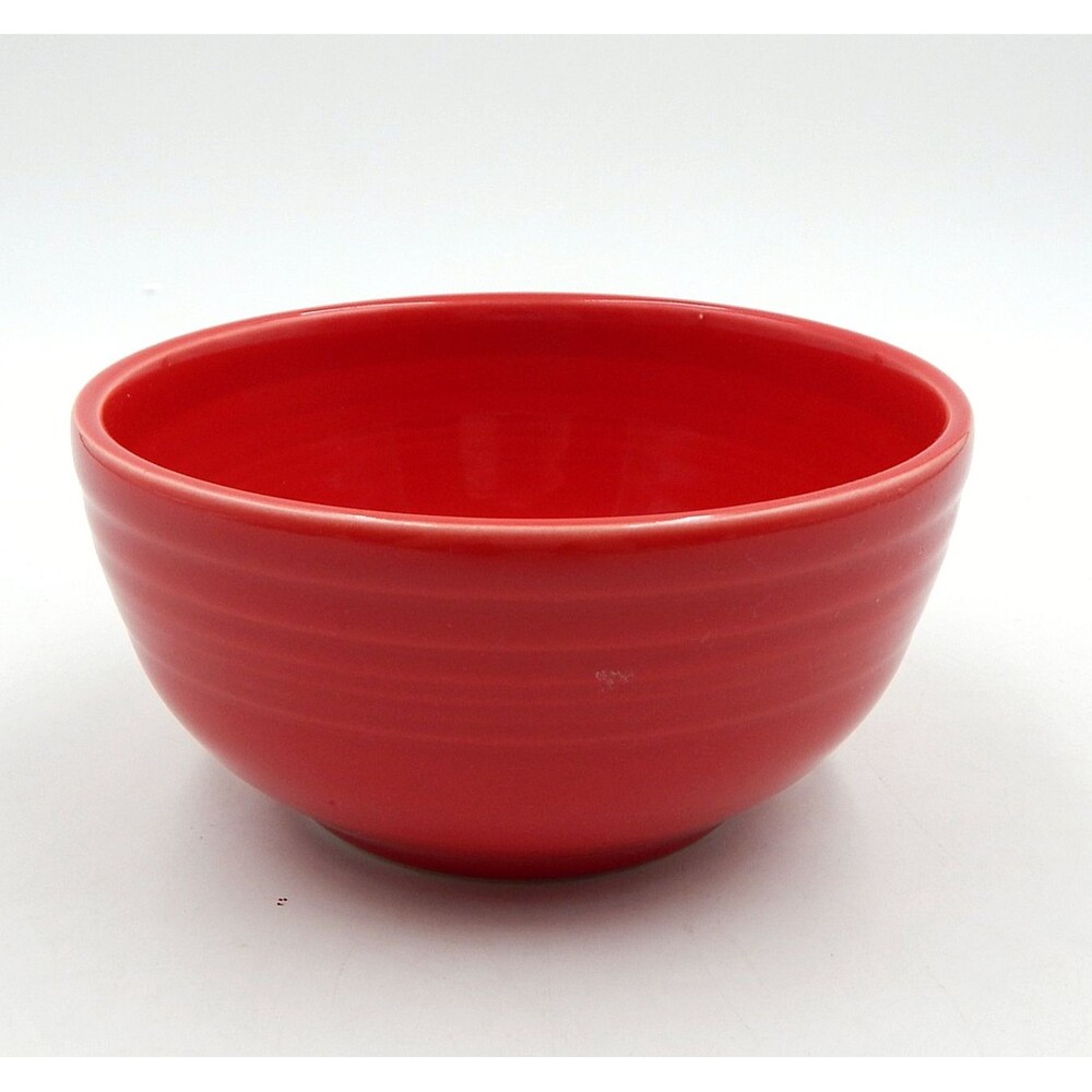 Fiesta Fiestaware Red Classic Rim Small Bowl 5.5 Wide 2.75 Tall